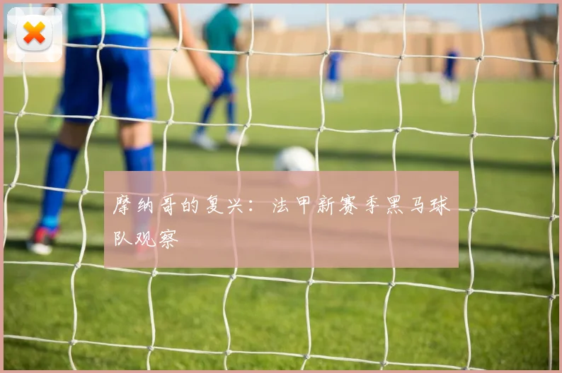 摩纳哥的复兴:法甲新赛季黑马球队观察